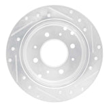 R1 Concepts 1999-2006 Hyundai Sonata Rear Left Drilled & Slotted Silver Brake Rotor by R1 Concepts 631-03011L