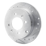 R1 Concepts 1999-2006 Hyundai Sonata Rear Right Drilled & Slotted Silver Brake Rotor by R1 Concepts 631-03011R
