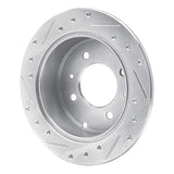 R1 Concepts 1999-2006 Hyundai Sonata Rear Right Drilled & Slotted Silver Brake Rotor by R1 Concepts 631-03011R