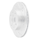 R1 Concepts 2000-2002 Hyundai Accent Front Right Drilled & Slotted Silver Brake Rotor by R1 Concepts 631-03012R