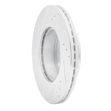R1 Concepts 2000-2002 Hyundai Accent Front Right Drilled & Slotted Silver Brake Rotor by R1 Concepts 631-03012R
