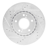 R1 Concepts 2001-2003 Hyundai XG300 Front Right Drilled & Slotted Silver Brake Rotor by R1 Concepts 631-03013R