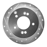 R1 Concepts 2001-2010 Hyundai Tucson Rear Left Drilled & Slotted Silver Brake Rotor by R1 Concepts 631-03014L