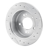 R1 Concepts 2001-2010 Hyundai Tucson Rear Left Drilled & Slotted Silver Brake Rotor by R1 Concepts 631-03014L