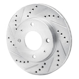 R1 Concepts 2001-2003 Hyundai Sonata Front Left Drilled & Slotted Silver Brake Rotor by R1 Concepts 631-03015L