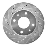 R1 Concepts 2001-2003 Hyundai Sonata Front Left Drilled & Slotted Silver Brake Rotor by R1 Concepts 631-03015L