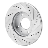 R1 Concepts 2001-2003 Hyundai Sonata Front Left Drilled & Slotted Silver Brake Rotor by R1 Concepts 631-03015L