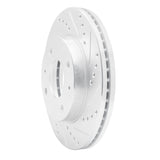 R1 Concepts 2001-2003 Hyundai Sonata Front Right Drilled & Slotted Silver Brake Rotor by R1 Concepts 631-03015R