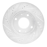 R1 Concepts 2001-2003 Hyundai Sonata Front Right Drilled & Slotted Silver Brake Rotor by R1 Concepts 631-03015R