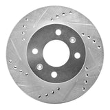 Dynamic Friction 2003-2006 Dodge Verna (Mexico) Front Left Drilled & Slotted Silver Brake Rotor by Dynamic Friction Company 631-03018L