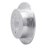 Dynamic Friction 2007-2010 Hyundai Elantra Rear Right Drilled & Slotted Silver Brake Rotor by Dynamic Friction Company 631-03024R