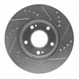 R1 Concepts 2001-2005 Hyundai Santa Fe Front Left Drilled & Slotted Silver Brake Rotor by R1 Concepts 631-03043L