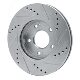 R1 Concepts 2001-2005 Hyundai Santa Fe Front Left Drilled & Slotted Silver Brake Rotor by R1 Concepts 631-03043L