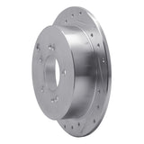 R1 Concepts 2001-2016 Hyundai Santa Fe Rear Left Drilled & Slotted Silver Brake Rotor by R1 Concepts 631-03044L