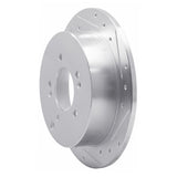 R1 Concepts 2001-2016 Hyundai Santa Fe Rear Right Drilled & Slotted Silver Brake Rotor by R1 Concepts 631-03044R