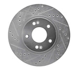 R1 Concepts 2001-2006 Hyundai Santa Fe Front Left Drilled & Slotted Silver Brake Rotor by R1 Concepts 631-03045L