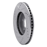 R1 Concepts 2001-2006 Hyundai Santa Fe Front Right Drilled & Slotted Silver Brake Rotor by R1 Concepts 631-03045R