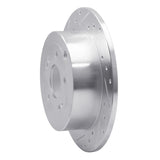 Dynamic Friction 2007-2009 Hyundai Santa Fe Rear Left Drilled & Slotted Silver Brake Rotor by Dynamic Friction Company 631-03046L