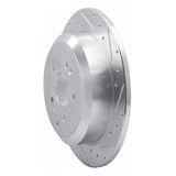 Dynamic Friction 2007-2012 Hyundai Veracruz Rear Right Drilled & Slotted Silver Brake Rotor by Dynamic Friction Company 631-03048R