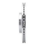 Dynamic Friction 2020-2025 Hyundai Elantra Front Right Drilled & Slotted Silver Brake Rotor by Dynamic Friction Company 631-03066R