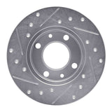 R1 Concepts 1966-1992 Fiat X-1/9 Rear Right/Front Right Drilled & Slotted Silver Brake Rotor by R1 Concepts 631-07000R