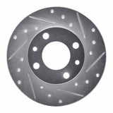 R1 Concepts 1966-1992 Fiat X-1/9 Rear Right/Front Right Drilled & Slotted Silver Brake Rotor by R1 Concepts 631-07000R