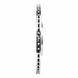 Dynamic Friction 2021-2026 Genesis GV70 Rear Right Drilled & Slotted Silver Brake Rotor by Dynamic Friction Company 631-10007R