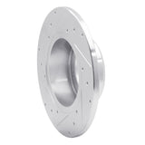 R1 Concepts 1974-1999 Land Rover Range Rover Front Right Drilled & Slotted Silver Brake Rotor by R1 Concepts 631-11000R