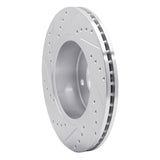 R1 Concepts 1994-2002 Land Rover Range Rover Front Right Drilled & Slotted Silver Brake Rotor by R1 Concepts 631-11003R