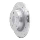 R1 Concepts 1994-2004 Land Rover Range Rover Rear Right Drilled & Slotted Silver Brake Rotor by R1 Concepts 631-11004R