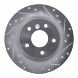 R1 Concepts 1994-2004 Land Rover Range Rover Rear Right Drilled & Slotted Silver Brake Rotor by R1 Concepts 631-11004R