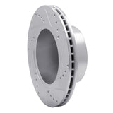 R1 Concepts 1999-2004 Land Rover Discovery Front Left Drilled & Slotted Silver Brake Rotor by R1 Concepts 631-11005L