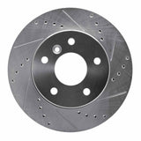 R1 Concepts 1999-2004 Land Rover Discovery Front Right Drilled & Slotted Silver Brake Rotor by R1 Concepts 631-11005R