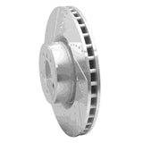 Dynamic Friction 2010-2012 Land Rover Range Rover Front Left Drilled & Slotted Silver Brake Rotor by Dynamic Friction Company 631-11019L