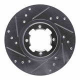 R1 Concepts 1985-1994 Subaru DL Front Left Drilled & Slotted Silver Brake Rotor by R1 Concepts 631-13000L