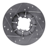 R1 Concepts 1985-1994 Subaru XT Front Right Drilled & Slotted Silver Brake Rotor by R1 Concepts 631-13000R