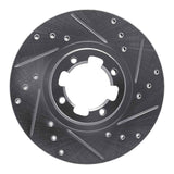 R1 Concepts 1985-1994 Subaru XT Front Right Drilled & Slotted Silver Brake Rotor by R1 Concepts 631-13000R