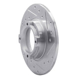 R1 Concepts 1985-1991 Subaru GL Rear Right Drilled & Slotted Silver Brake Rotor by R1 Concepts 631-13001R