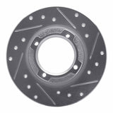 R1 Concepts 1985-1991 Subaru GL Rear Right Drilled & Slotted Silver Brake Rotor by R1 Concepts 631-13001R