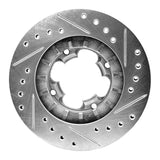 R1 Concepts 1987-1994 Subaru Justy Front Left Drilled & Slotted Silver Brake Rotor by R1 Concepts 631-13002L