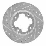 R1 Concepts 1987-1994 Subaru Justy Front Left Drilled & Slotted Silver Brake Rotor by R1 Concepts 631-13002L