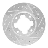 R1 Concepts 1987-1994 Subaru Justy Front Right Drilled & Slotted Silver Brake Rotor by R1 Concepts 631-13002R