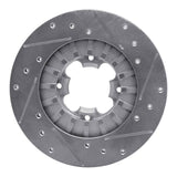 R1 Concepts 1989-1994 Subaru Justy Front Left Drilled & Slotted Silver Brake Rotor by R1 Concepts 631-13006L