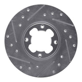 R1 Concepts 1989-1994 Subaru Justy Front Left Drilled & Slotted Silver Brake Rotor by R1 Concepts 631-13006L