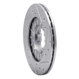 R1 Concepts 1989-1994 Subaru Justy Front Left Drilled & Slotted Silver Brake Rotor by R1 Concepts 631-13006L