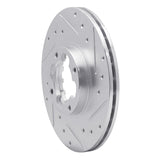 R1 Concepts 1989-1994 Subaru Justy Front Right Drilled & Slotted Silver Brake Rotor by R1 Concepts 631-13006R