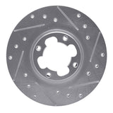 R1 Concepts 1989-1994 Subaru Justy Front Right Drilled & Slotted Silver Brake Rotor by R1 Concepts 631-13006R