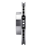 R1 Concepts 1990-2001 Subaru Impreza Front Right Drilled & Slotted Silver Brake Rotor by R1 Concepts 631-13007R