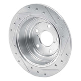 R1 Concepts 1990-2008 Saab 9-2X Rear Left Drilled & Slotted Silver Brake Rotor by R1 Concepts 631-13008L