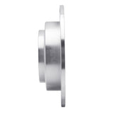 R1 Concepts 1990-2008 Saab 9-2X Rear Right Drilled & Slotted Silver Brake Rotor by R1 Concepts 631-13008R